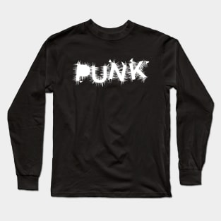 punk typography Long Sleeve T-Shirt